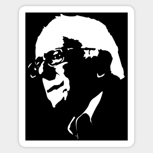 Bernie Sanders Silhouette - Democratic Socialist, Medicare For All, Bernie 2020, Feel The Bern Sticker